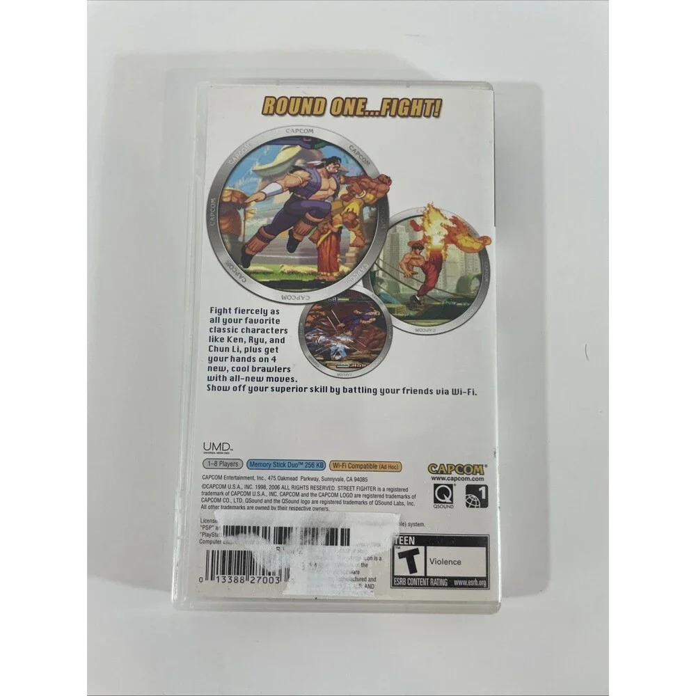 Street Fighter Alpha 3 Max - PlayStation Portable (Psp) Complete